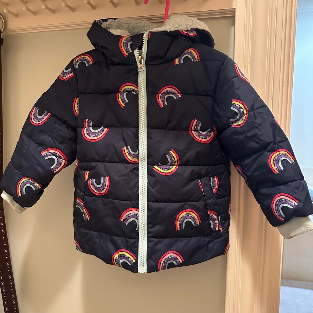 SwissTech Size 2T Children's Rainbow Puffer Jacket